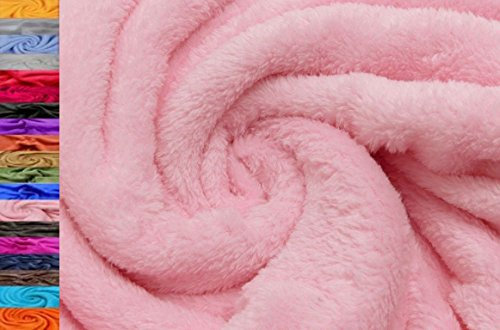 Stoffbook Wellness FLEECESTOFF mjuka tygtyger, E223 (rosa)