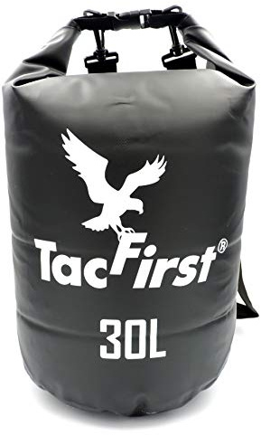 TacFirst Dry Bag Seesack, wasserdichter Packsack mit Fast-Fold Verschluss 2L / 3L / 5L / 10L / 15L / 20L / 25L / 30L wasserfester Trockenbeutel