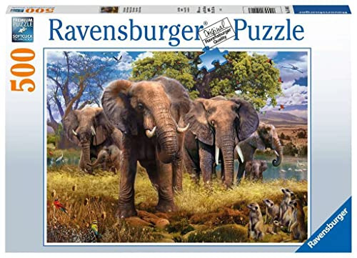Ravensburger Puzzle 15040 - Elefantenfamilie - 500 Teile