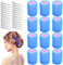 60 Stück Selbsthaftend Haftwickler Klassische Lockenwickler Aufheizbar Lockenwickler SelbstGriff Haar Roller Set Frisuren Haftwickler mit Haarspange für Damen, Männer und Kinder (44 mm, 30 mm, 20 mm)