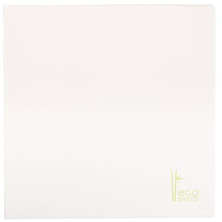 García de Pou - 50 unidades Servilletas 'Eco-Bamboo' 70 G/M2 45X45 Cm Blanco Bambú