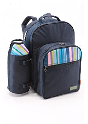 XXZY Picknickkorb Picknick-Beutel 2 Person Anzug Tragbarer Doppel Schulter Picknickrucksack im Freien Picknick Kühltasche geeignet Family Camping picknicktasche (Color : A)
