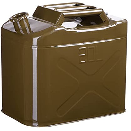 BHBXZZDB Depósito de Combustible de Metal de Contenedor de Gasolina Espesada de Gran Capacidad con tubería, 10L/20L/25L/30L