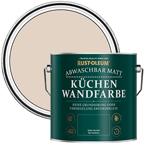 Rust-Oleum abwaschbare matte, geruchsarme hellrosa Küchenwandfarbe - Selbstgestrickt 2,5 Litres