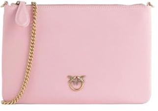 Pinko Flat Classic Vitello Seta, Borsa Donna, P66q_rosa Rossore-antique Gold, Taglia unica