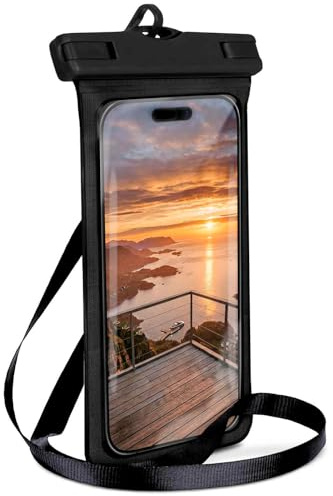 ONEFLOW Vattentätt mobiltelefonfodral för Apple iPod Touch 4G | Touch & kamerafönster + armband och ögla för upphängning, svart (ocean-svart)