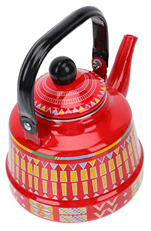 1 Stück Wasserkocher Edelstahl Teekanne Campingkocher Loseblatt-Teekanne Steilere Kanne Ergonomischer Griff Teekanne Keramik Teekanne Pfeifteekanne Wasserteekanne Wasserkanne Wassererwärmungstöpfe