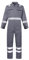 KTWOLEN Combinaison de Travail pour Homme Haute Visibilité Bleu de Travail Réfléchissantes Tenue Mécanique Adultes Unisexes Combinaison Travail avec Fermetures à Glissière, Gris, XXL