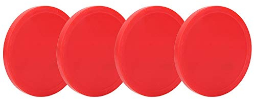 Air Hockey Pucks, Air Hockey, Mini Plastic Air Ice Hockey Pucks Piece Replaceable 4 Pcs Air Hockey Pucks Mini Hockey for Tables Game Equipment (Medium(75mm))