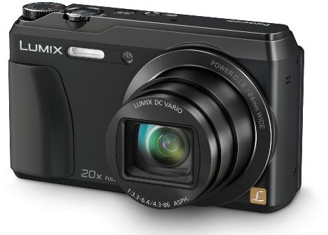 Panasonic Lumix DMC-TZ55 Compact Digital Camera - Black (16.0MP, 20x Optical Zoom, High Sensitivity MOS Sensor) 3 inch LCD (New for 2014) (Renewed)