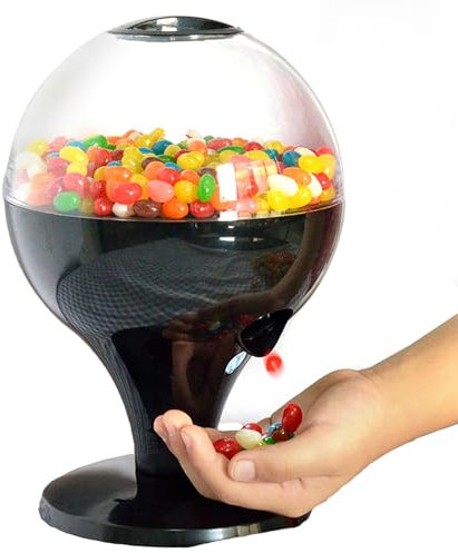 CHANGLKJ Candy Dispenser Machine, Motion Activated Candy Dispenser, Containers, Sweet Dispenser, 1L Capacity, Detachable and Easy To Clean, for Bubble Gum Candy Gumball, Nuts, Pet Treats