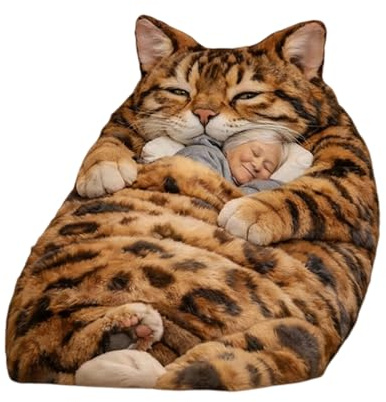 Adorable Cats Envelopes Sleeping Bag - Sacco nanna per adulti, 190 x 80 cm, per interni, casa, camera da, camera dei bambini, appartamento