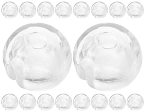 DOITOOL 24 Topes de Cadena Cuentas para Cortinas Verticales, Fijadores de Cadena Confiables de Pom, Fáciles de Usar para Cocina y Comedor