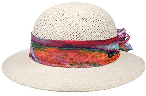Lipodo Katharina Flickhatt Barn - Made in Italy solhatt sommarhatt barnhatt Sommar Vår-sommar - 51 cm natur