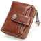 SENDEFN Portefeuille Femme Cuir Porte Monnaie Court Sac d'argent Femmes RFID Blocage Portefeuille Femmes Petit Zippé Portefeuille