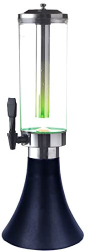 FXNFXLA Spillatore Birra da Casa 3l, Pulizia Facile, con Tubo di Ghiaccio Riutilizzabile in Acciaio Inossidabile Rimovibile E Luci a LED, per Feste, Ristorante, Ktv, Ristorante Barbecue(Color:e)