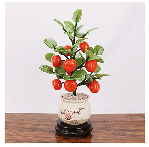 YUHUAWF Künstliches Bonsai Feng Shui Jade Topfpflanzen Geldbaum Bonsai Stil Dekoration Für Wohlstand und Glück - Home Büro Dekor Wohnzimmer Dekoration Geschenke für den Innenministerium. (Color : B)