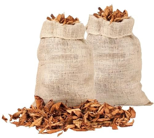 KOTARBAU® 2 x Sacos de yute, 95 x 45 cm, Ideal para la jardinería, Bolsas ecológicas, Para compost, residuos o almacenar verduras, Tejido natural, transpirable, 2 UNIDADES