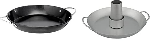 CAMPINGAZ Culinary Modular 2000015104 Paella Gris/Noir 35,5 x 8,5 x 36,15 cm & Culinary Modular 2000014576 Plat de cuisson pour Volaille Gris/Noir 32 x 31 x 8 cm