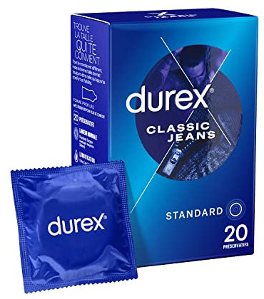 Durex Kondome Classic Jeans – 20 Kondome Komfort und Vertrauen