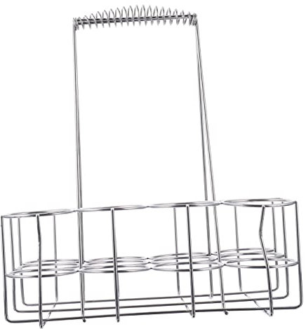 Toddmomy Bierflaschen-träger Aus Metall Für Kisten Organizer Zum Aufbewahren Von Flaschen Halter Für Getränke Mit Stabilem Rahmen