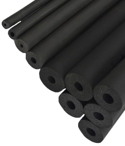 Wasserdicht Schaumstoffschlauch Kautschuk Rohrisolierung Wetterfeste Schaumstoff Isolierschlauch ID 9mm 16mm 22mm 32mm 48mm Für Heizung Und Sanitä ( Size : 28mm ID x 9mm T x 1.8m L )