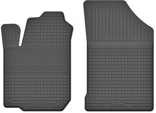Gummifußmatten Vorne von XTRM-CAR kompatibel mit Dacia Duster II Bj. ab 2018
