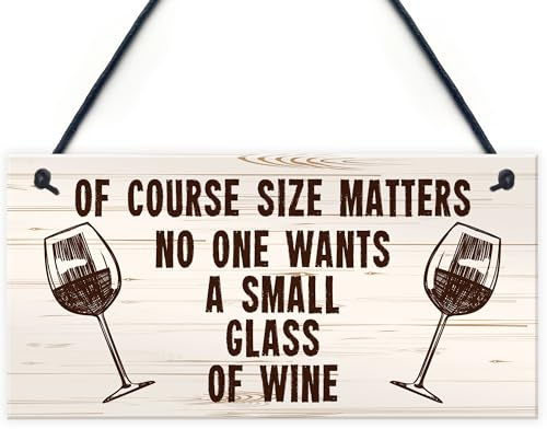 Red Ocean FUNNY Sign For Home Bar Wine Sign Wine Gift BAR SIGNS AND PLAQUES Gift For Women Mum Nan Garden Sign Shed Sign Kitchen Signs Bar Pub Sign Wine Gifts