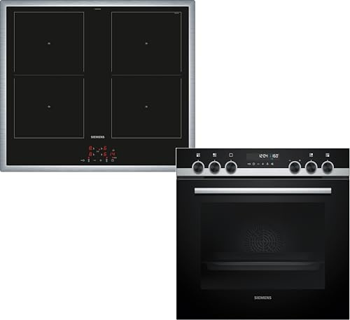 Siemens iQ500 Einbauherd Set mit Induktionskochfeld 60 x 60 cm PQ521DB2ZM