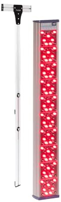 Clearlight RED Light Therapy CORE Tower - Red & Near-Infrared 650nm & 850nm Wavelengths - Pain Relief, Skin Rejuvenation, Muscle Recovery - Sauna Infrared Panel with Adjustable Door Mount
