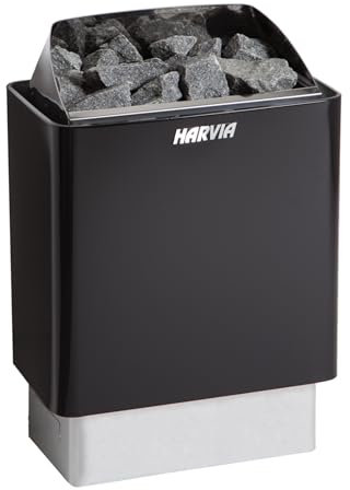 Harvia KIP80E Black Saunaofen 8 kW Elektroofen finnischer Saunaofen Schwarz