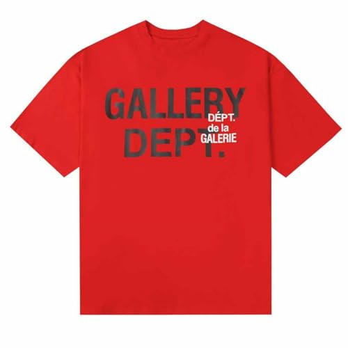 YANGSMEN Trendy retrò Semplice Stampato Comodo da Uomo E Donna A Maniche Corte T-Shirt, Elastico Estivo Leggero da Coppia A Maniche Corte T-Shirt-Color-1||XL