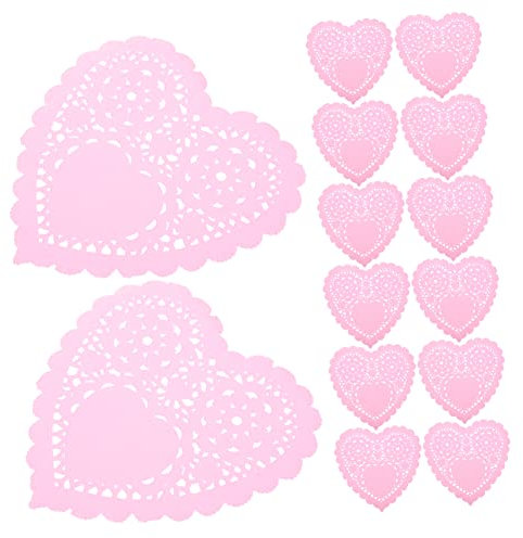 CONGARTENO 100pezzi Centrini Forma Centrini Per Cibo Tovagliette Per Decorazioni Sottobicchieri Per Bevande Tovaglietta