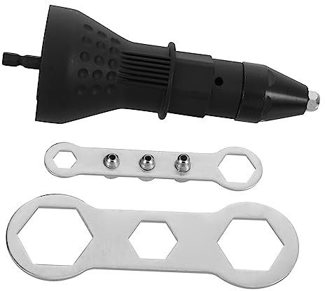 Cabilock Remachadora Eléctrica Adaptador para Taladro Herramienta Manual para Insertar Tuercas para Proyectos de Bricolaje