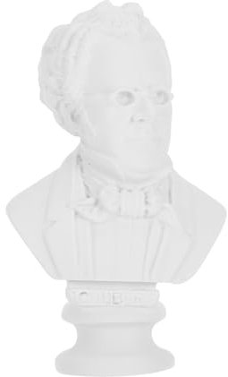 Holibanna Büste Musiker Skulptur Kunstharz Realistische Miniatur Dekoration Schreibtisch Wohnkultur Europäischer Stil Foto Requisit Musikliebhaber