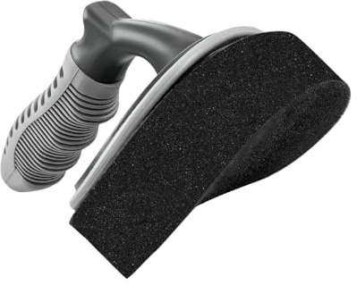 MUQIDA Car Tire Shine Applicator, Vehicle Tire Wheel Polishing Applicator Brush with Anti-Slip Handle, Tyre Detailing Tool Dressing Sponge Pad Brush for Car Truck SUV Motorcycle