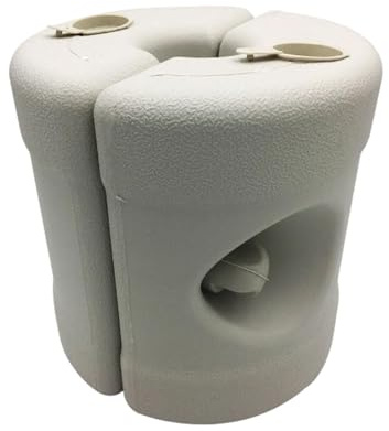 LOVIVER Base para Sombrilla de Patio, Soporte para Sombrilla de Playa, Rellenable con Agua, Soporte para Poste de Toldo, Peso para para Césped, Playa