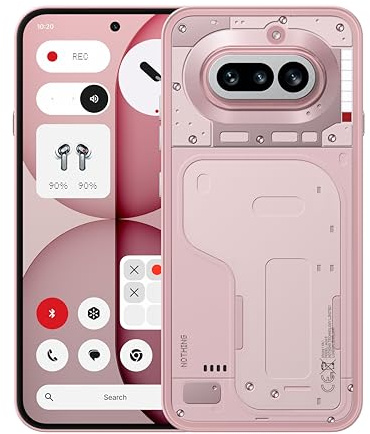 Nothing Phone (4a) - 50 MP Triple-Kamera, bis 70x Ultra-Zoom, Transparentes Smartphone, Langer Akku, 50W Schnellladen, 120Hz AMOLED, Glyph Bar, 12GB+256GB - Rosa