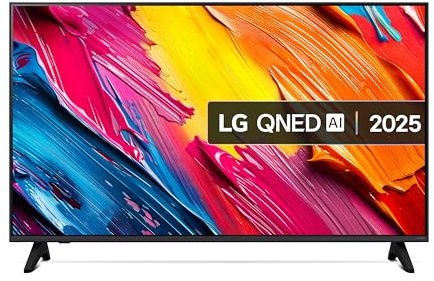 LG 43 inch Smart TV 43QNED70A6A 2025 QNED HDR 4K Ultra HD Charcoal Black
