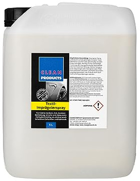 CLEANPRODUCTS Imprägniermittel 5 Liter - Wirkungsvolle Imprägnierung für Cabrio-Verdeck, Softtop, Textil. Einsatz als Imprägnierspray