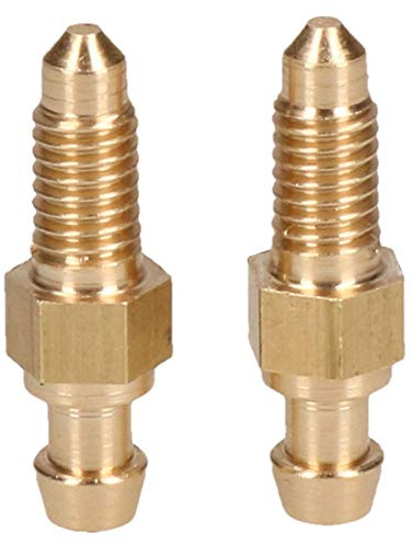 Messing Bremssattel Entlüftungsnippelschraube Entlüftungsschraube M6x1mm 2 Pack