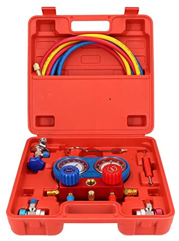 AC Verteiler-manometersatz Klimaanlage Diagnose Kälte- Set Kit Pumpe