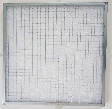 Filtre VMC double flux G4 : cadre rechargeable galva 490 x 490 x 24 mm livré avec un média G4 de 50 cm x 1 mètre permettant 2 recharges en plus