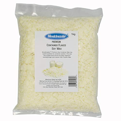Mouldmaster Premium Container Soy Wax Flaked 1 KG, 1Kg