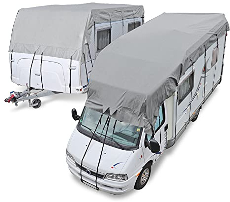 Wohnwagen Wohnmobil Reisemobil Schutzdach Dachschutzplane Schutzhülle 10x3 m