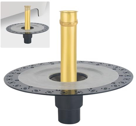 Freistehende Badewanne Rough in Drain Kits mit Endrohr Messing