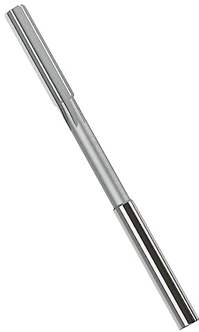 FOCMKEAS Spannreibahle 10 mm, H7 HSS Kobalt M35 Drehmaschine Reibahle metrisch, 6 gerade Rillen, runder gerader Schaft, Fräswerkzeug, für Edelstahl-Legierung, Kupfer, Metall