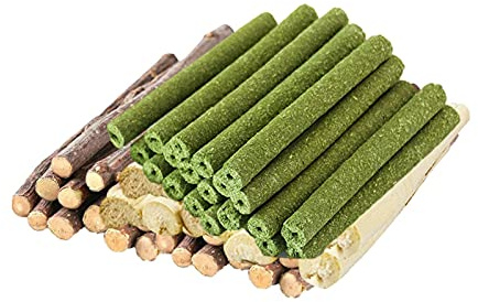 Timothy Hay Sticks | Naturliga marsvinshö-tuggpinnar - Tuggpinnar Kaningodis för kaniner, chinchilla marsvin, gerbil, hamster