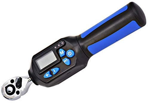 Samnuerly Chiave dinamometrica Digitale 1.5-30 NM 1/4 Chiave dinamometrica Elettronica Professionale Regolabile Chiavi di Riparazione Auto per Bici