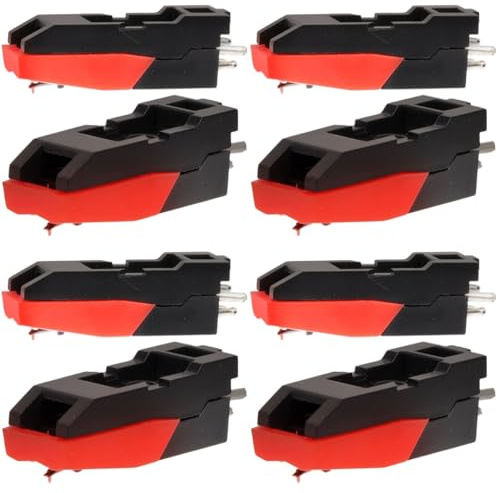 Supvox 8stücke Plattenspieler Nadel Ersatz Stylus Für Turntables Kratzfester Kunststoff Kompatibel Mit Standardinstallation Für Rock Jazz Langlebig Und Einfach Zu Montieren